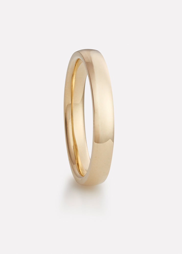 Faithful ring in yellow gold, lady