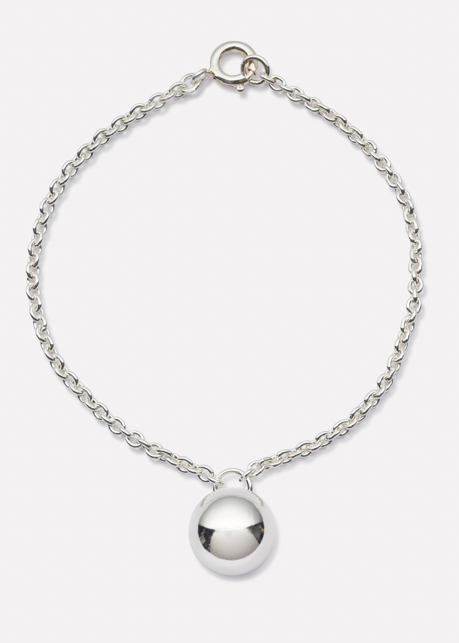 Globe bracelet in silver