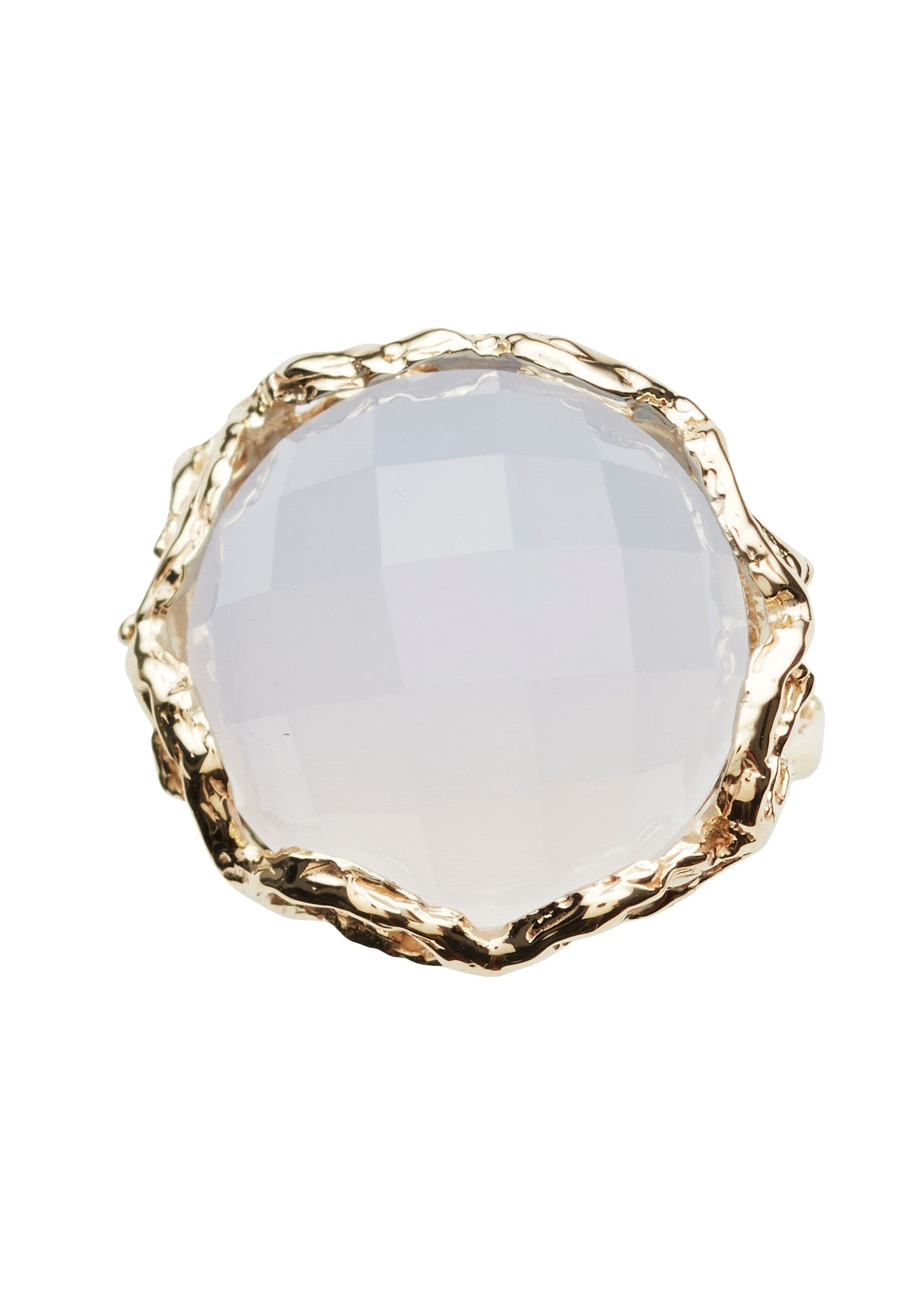 Bon Bon Royal ring faceted quartz