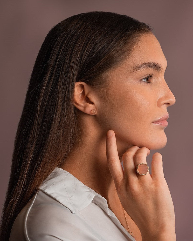 Bon Bon Royal ring faceted moonstone