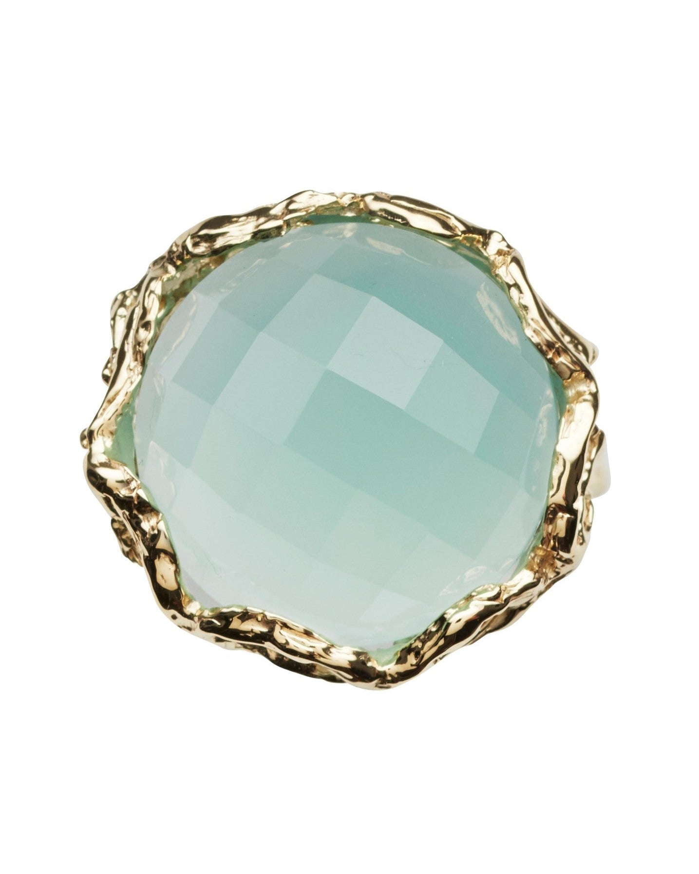 Bon Bon Royal ring fasettert quartz aqua