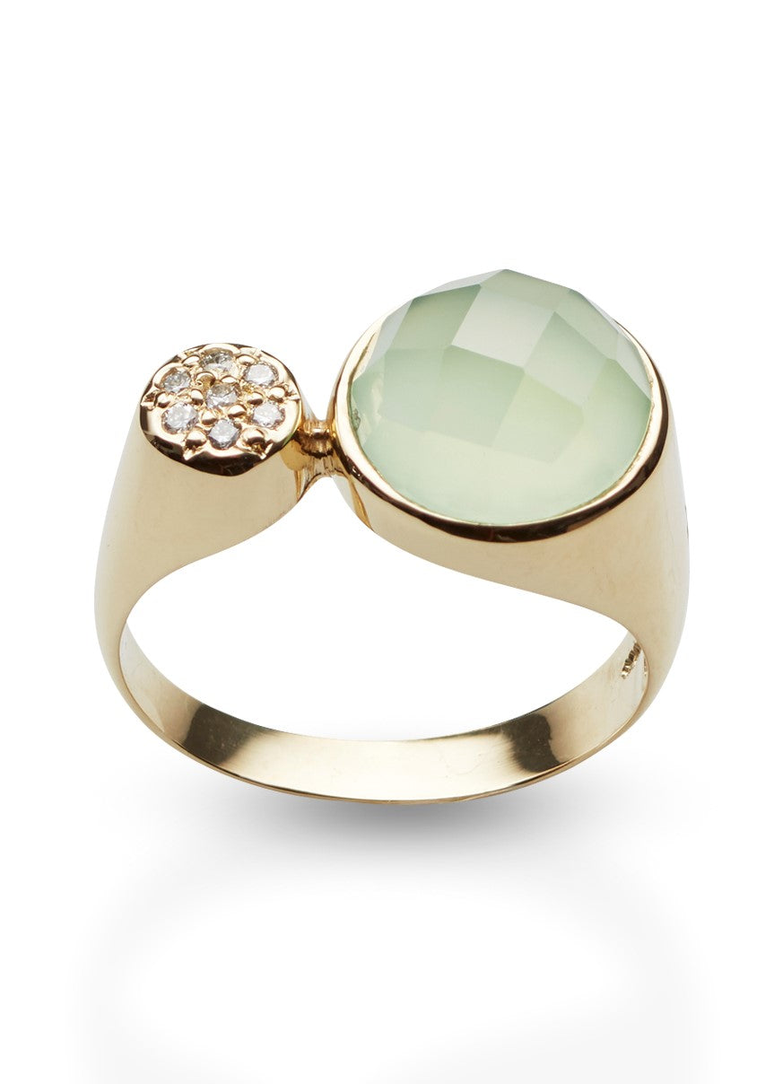 Bon Bon Avec gullring med diamant