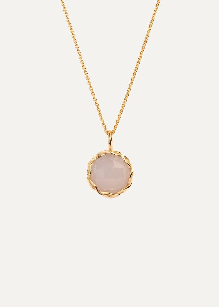 Bon Bon Chic anheng fasettert lys blå quartz