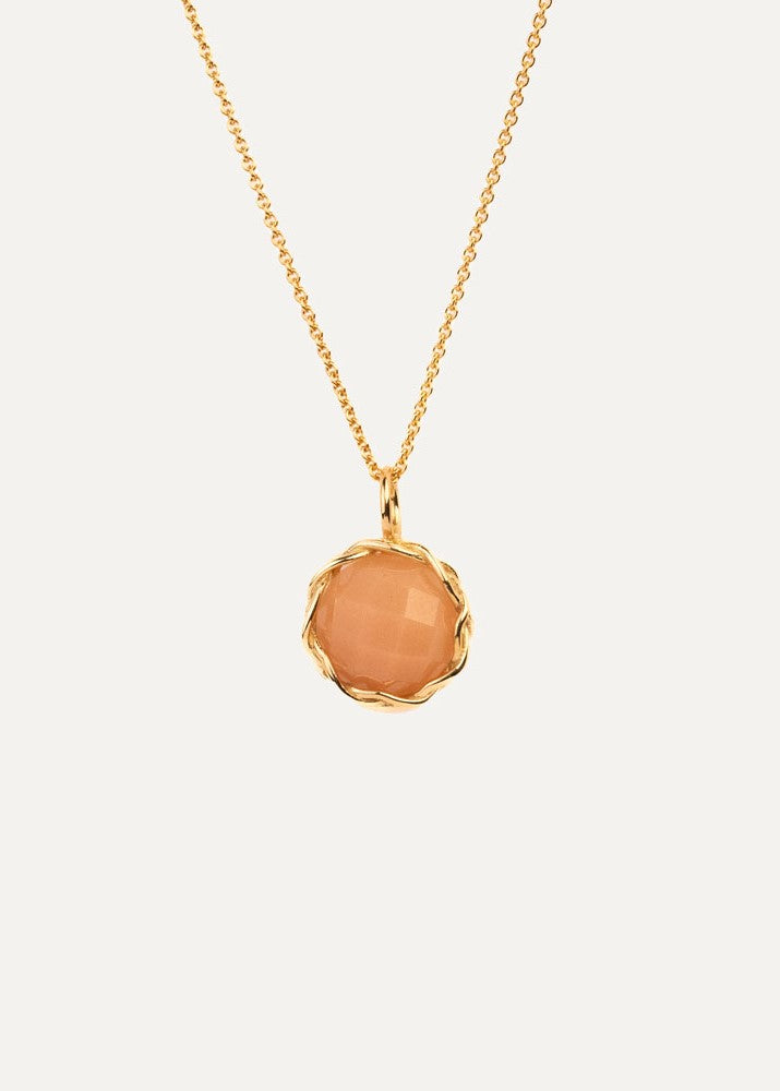 Bon Bon Chic pendant faceted moonstone 