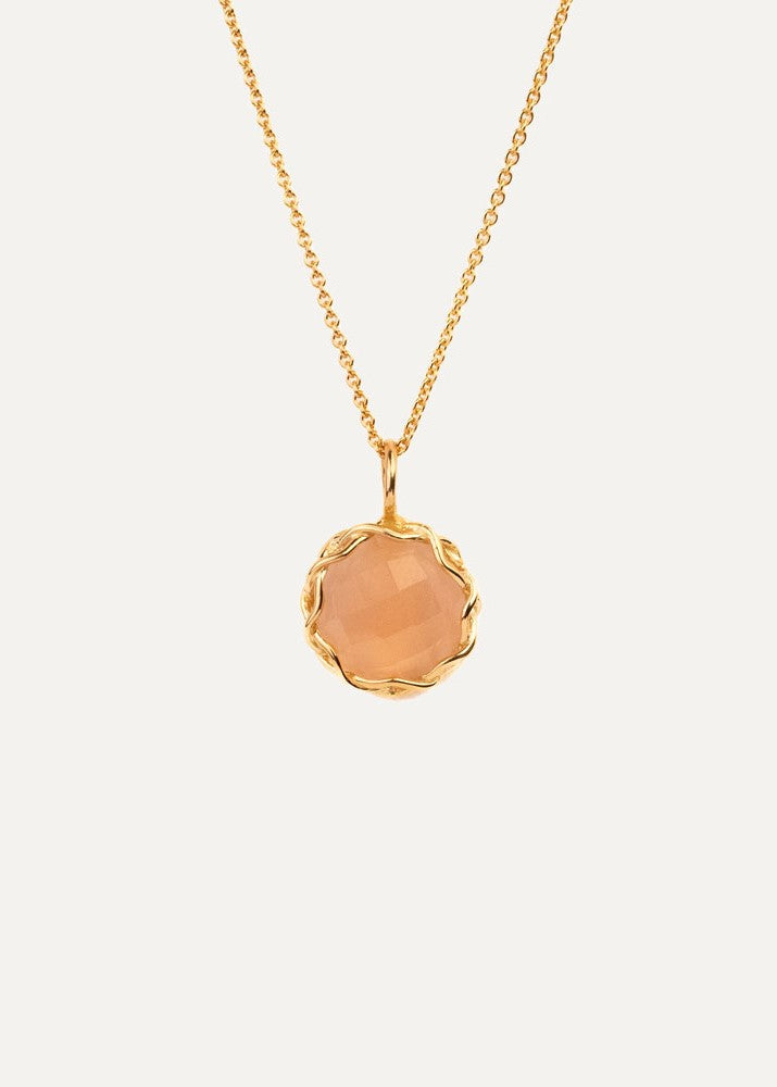 Bon Bon Chic anheng fasettert rosa quartz
