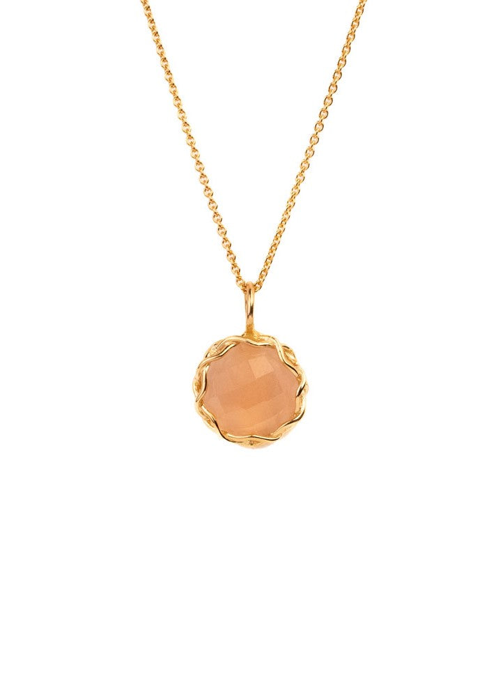 Bon Bon Chic anheng fasettert rosa quartz