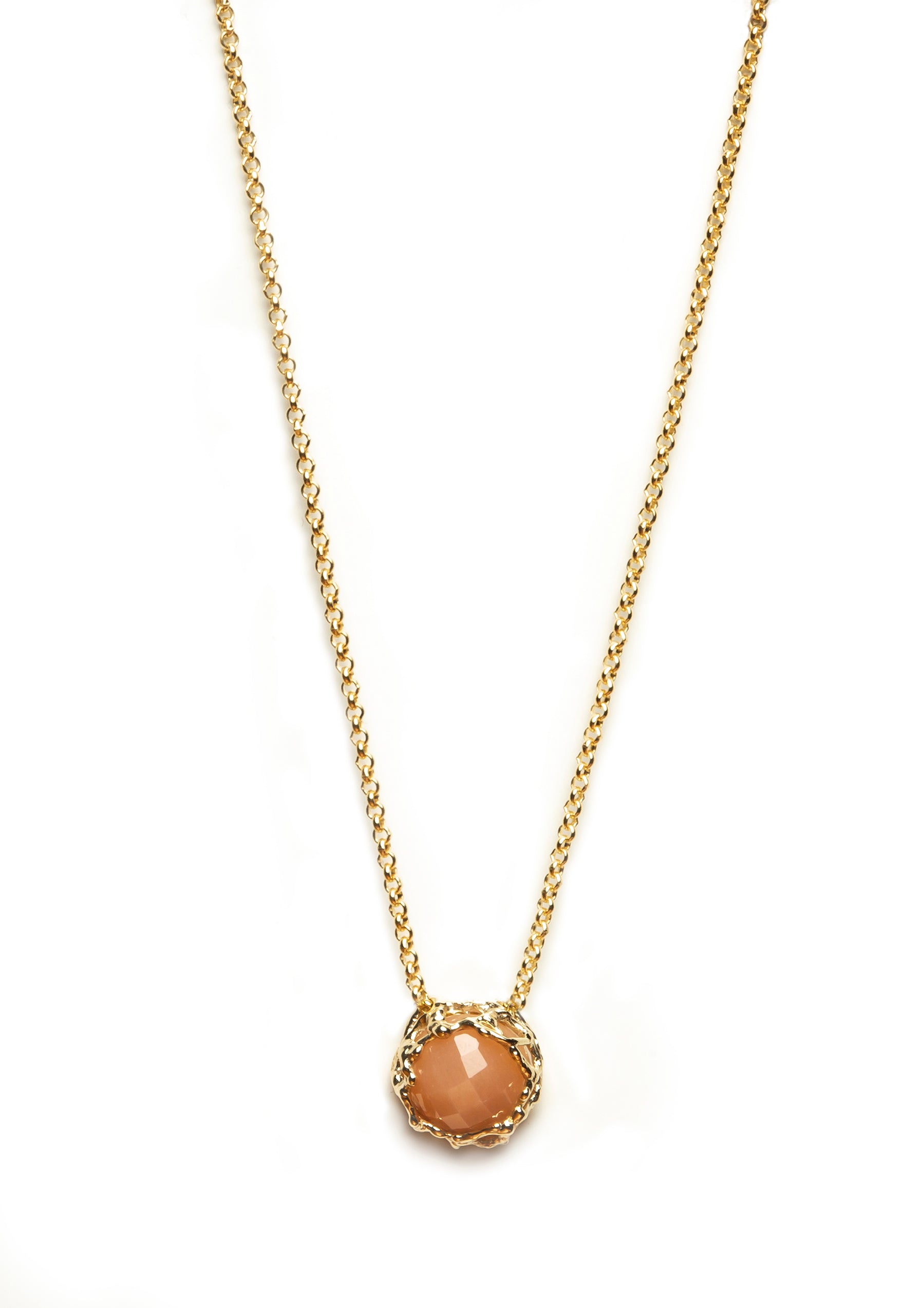 Bon Bon Royal pendant with gold-plated chain
