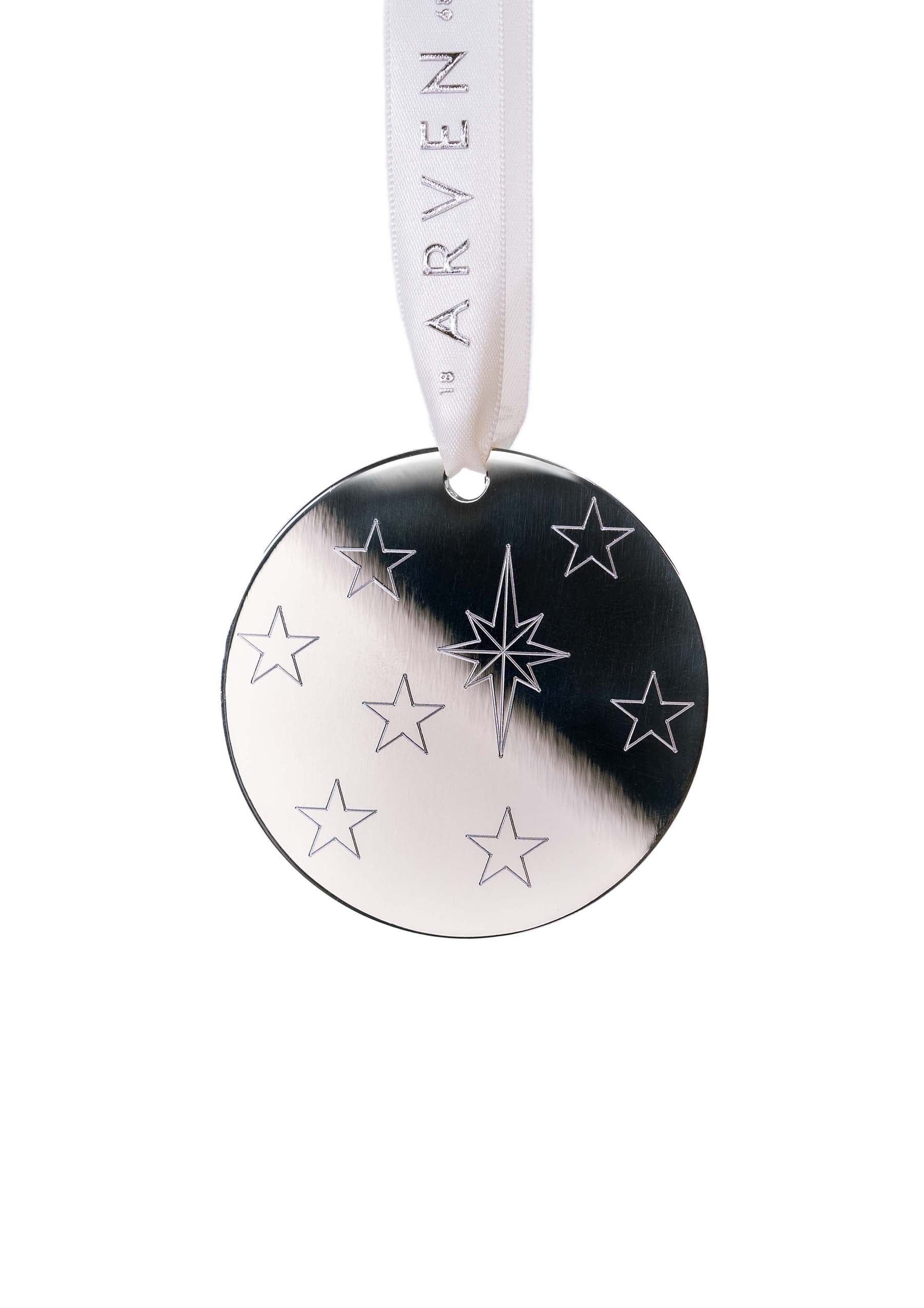 Shooting star silver plated 6.3 cm 