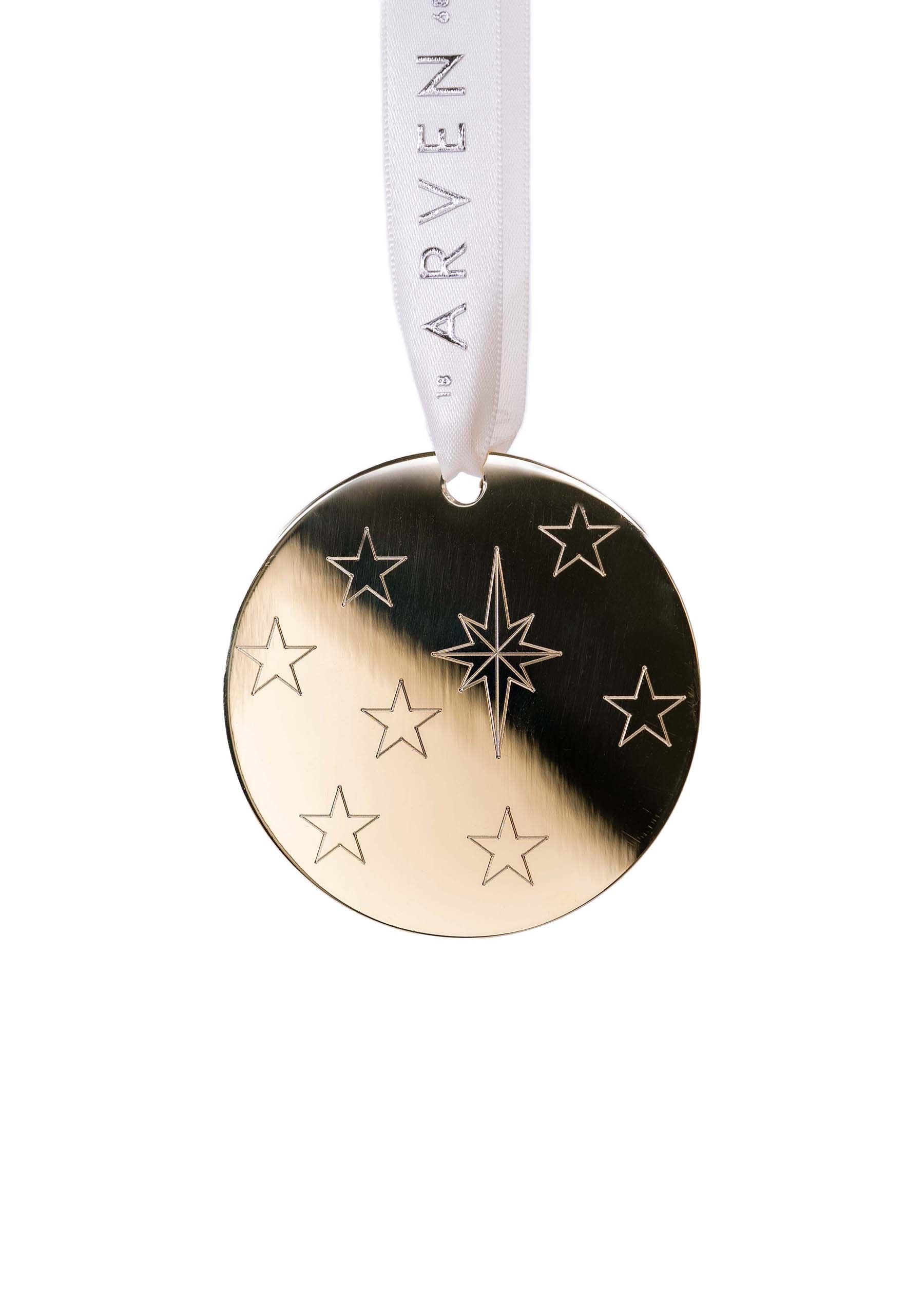 Shooting star gold-colored 6.3 cm 