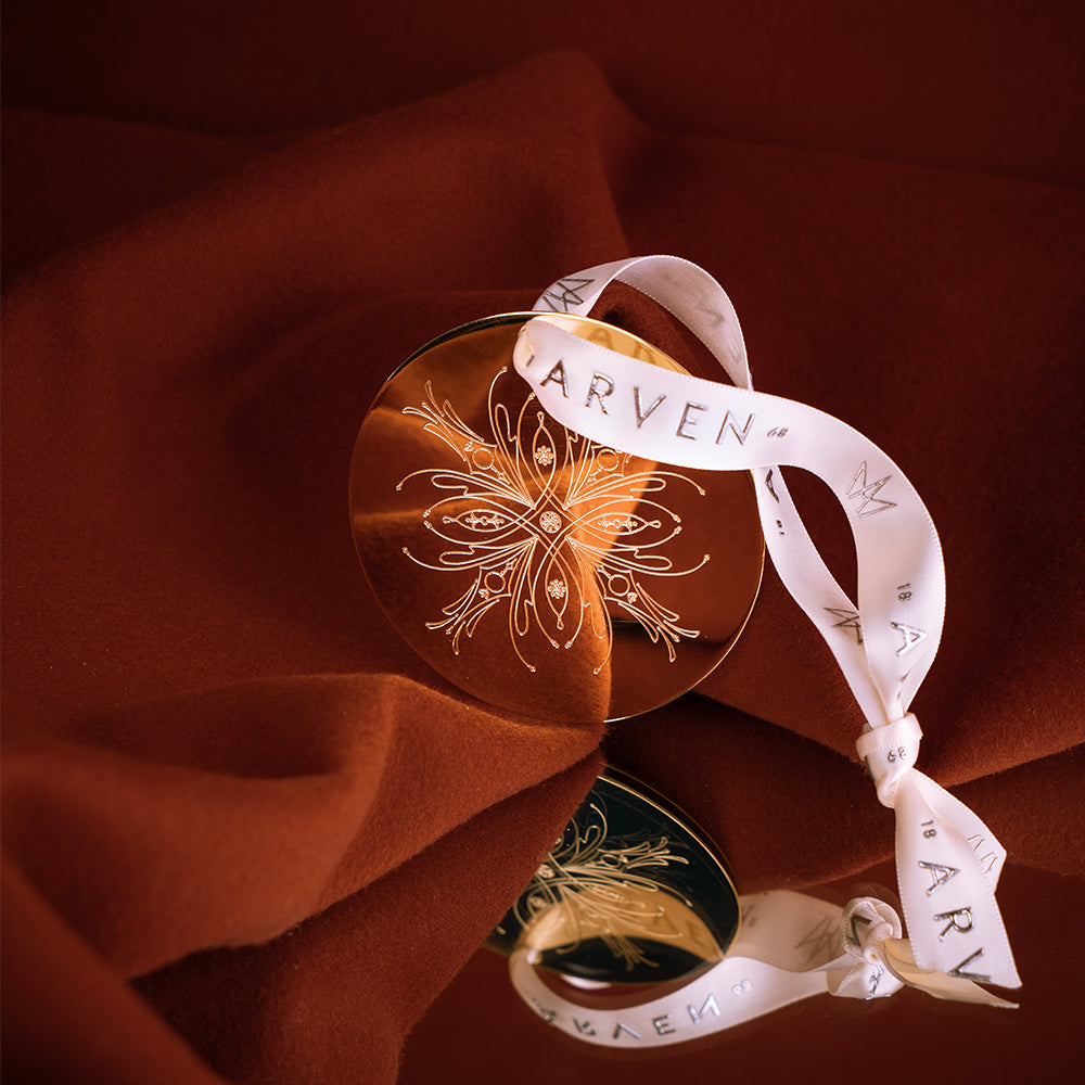 Silver-plated Christmas star 6.3 cm 