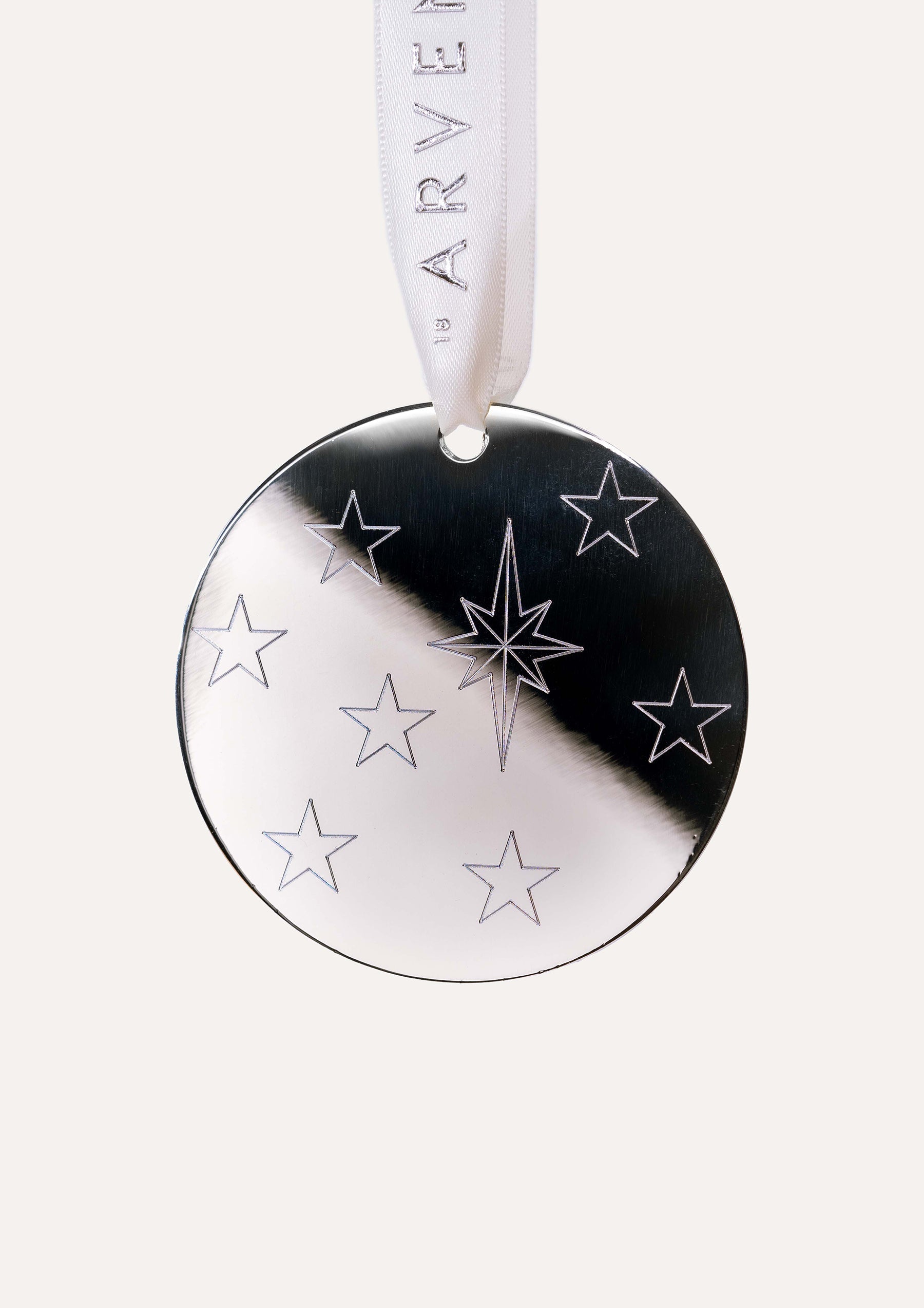Shooting star silver plated 7.4 cm 