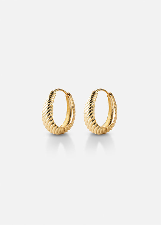 Twisted Hoops Gold