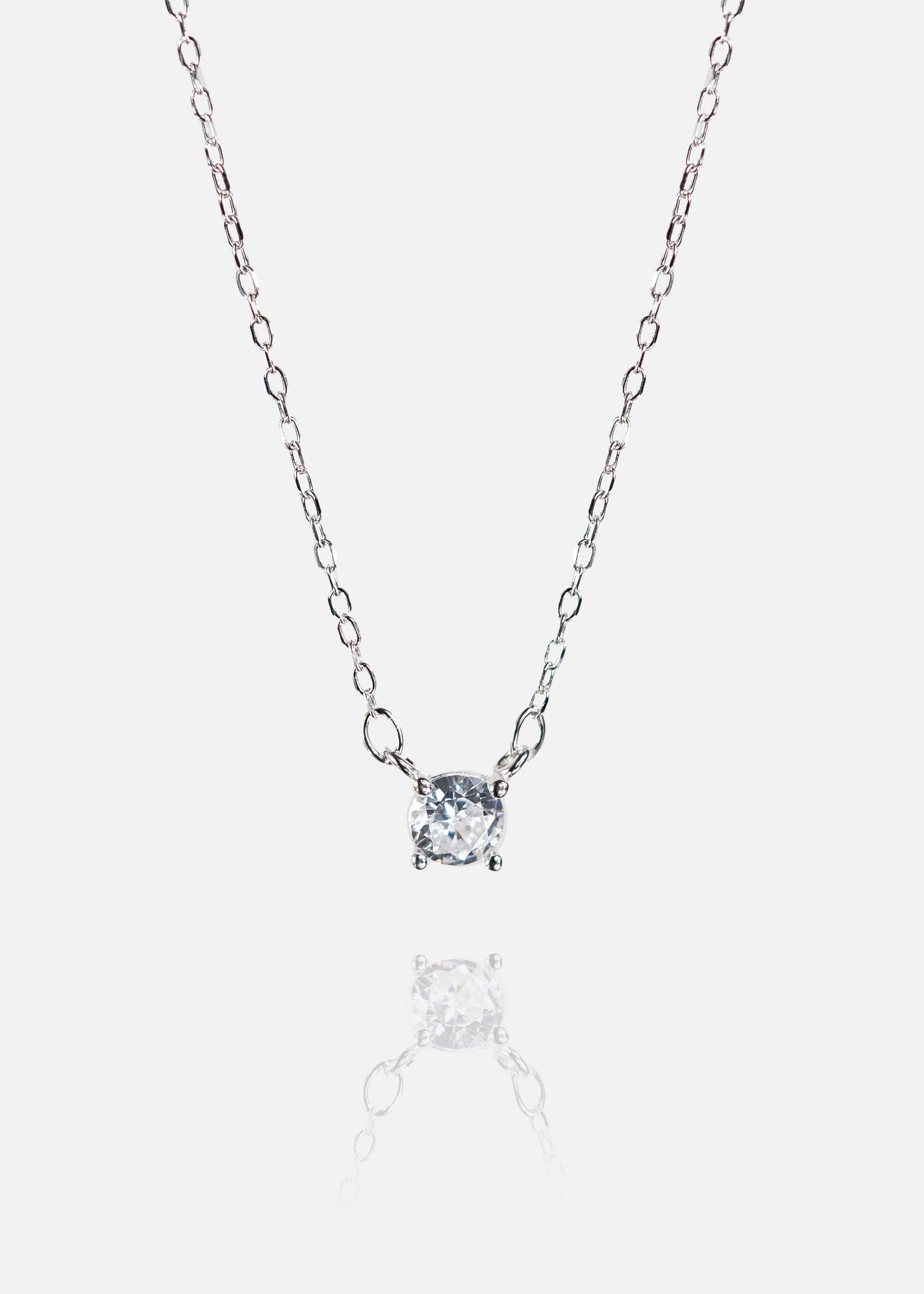 Sparkling Necklace Silver