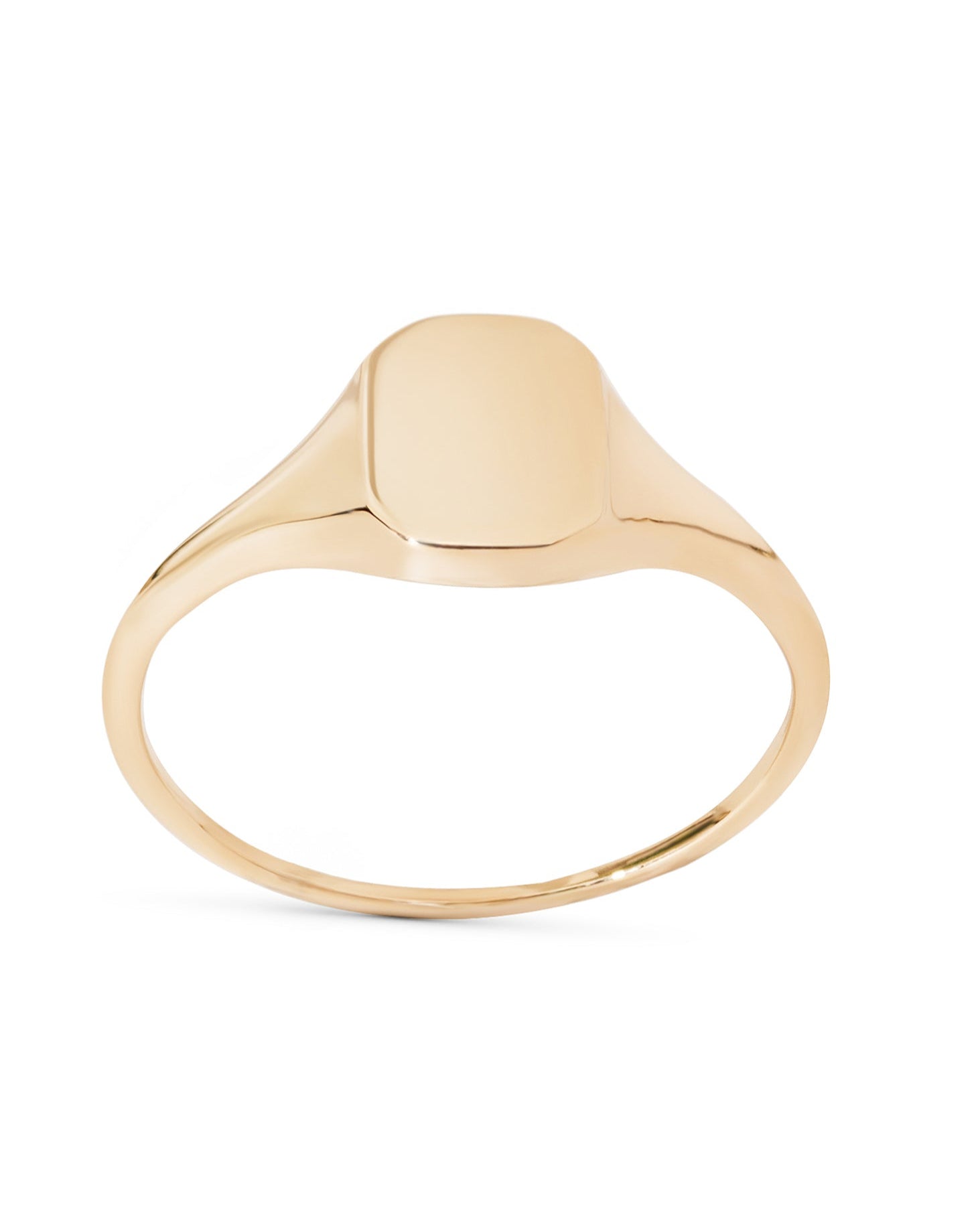 Ring gult gull kvadrat