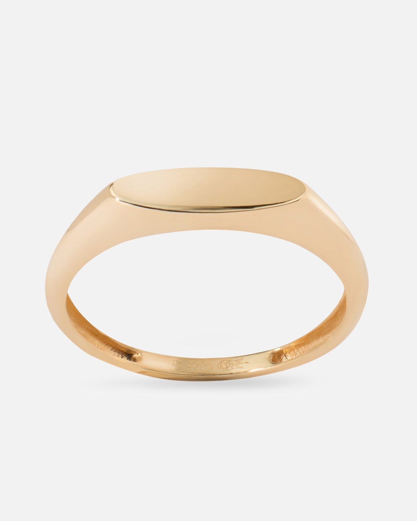 Ring gult gull elipse