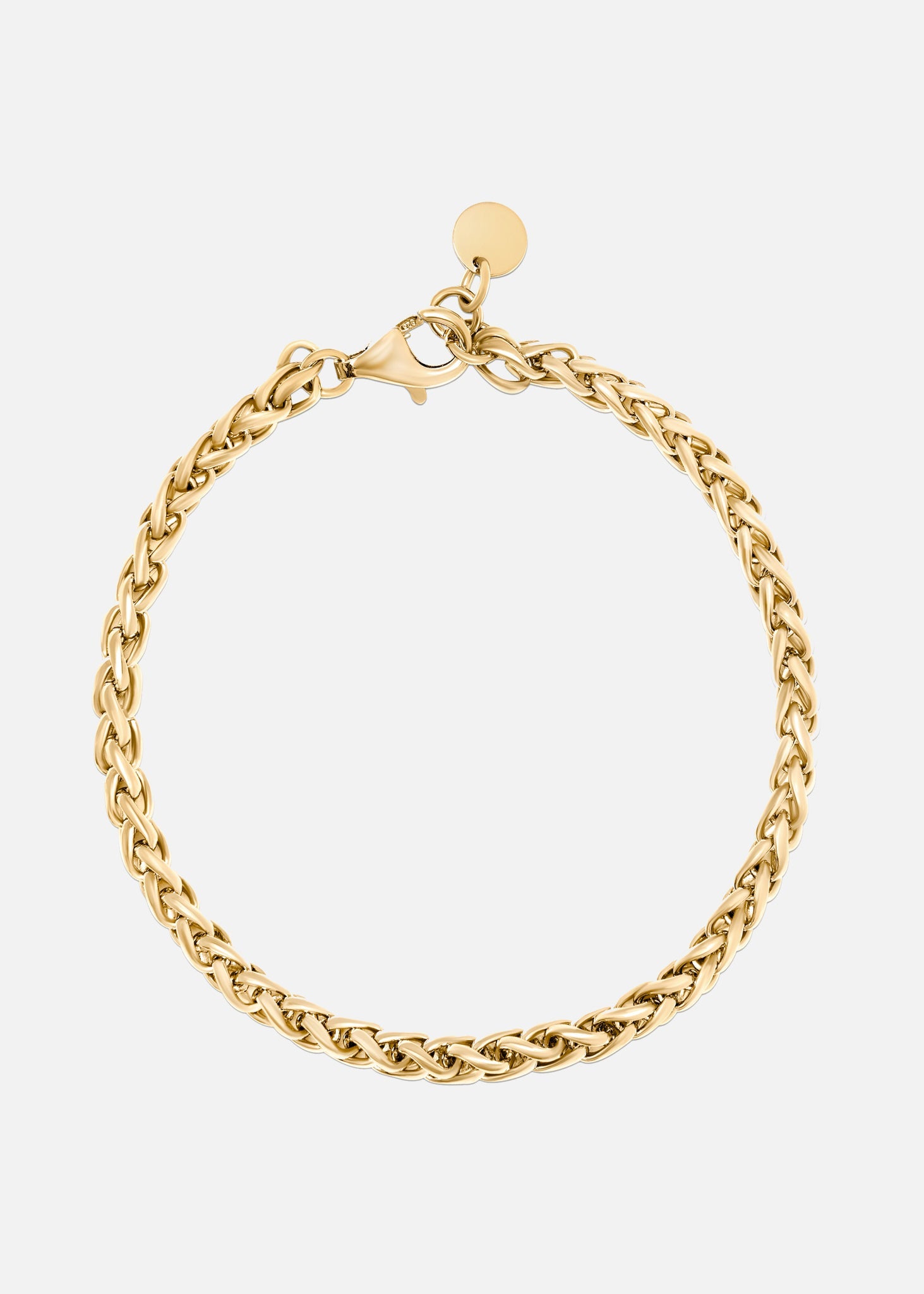 Gold link bracelet