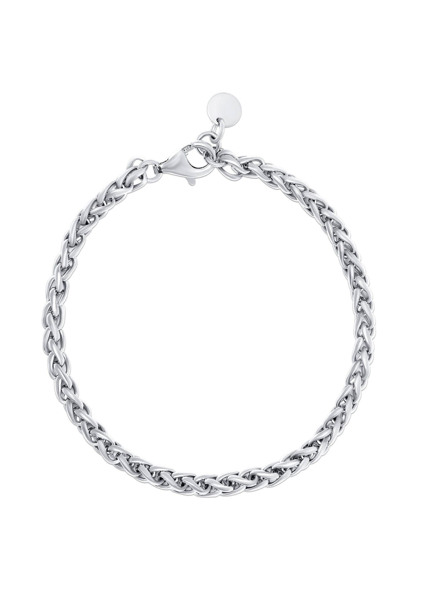 Silver link bracelet