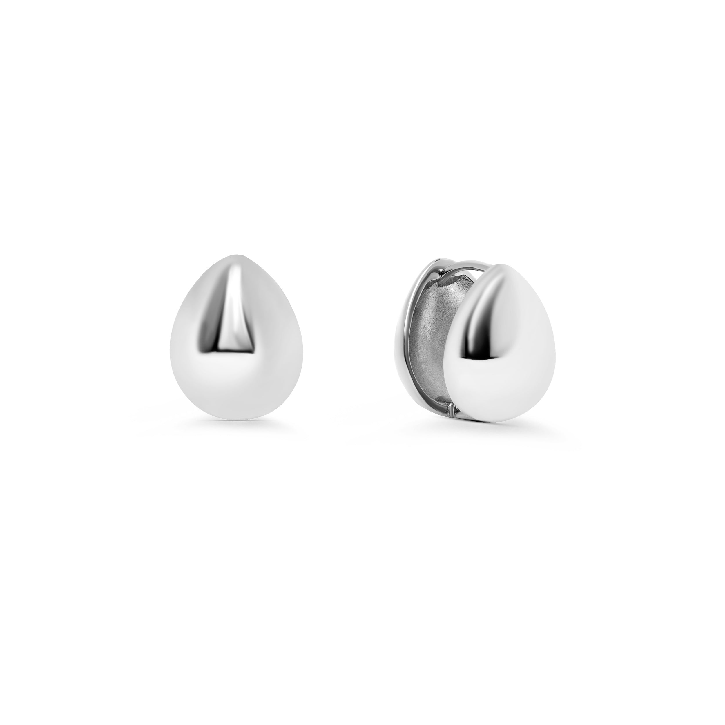 Silver drops earrings