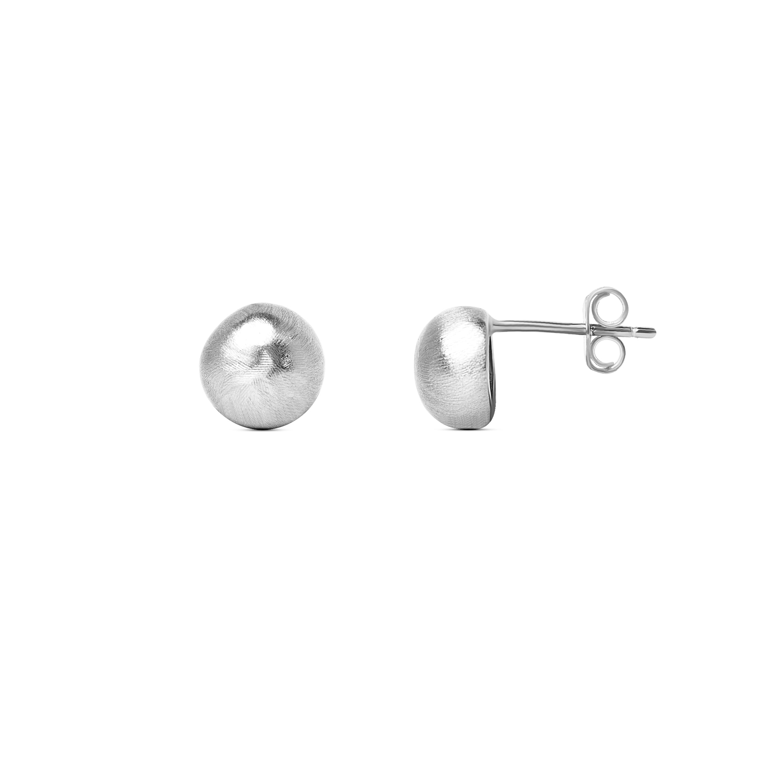 Silver rounded studs
