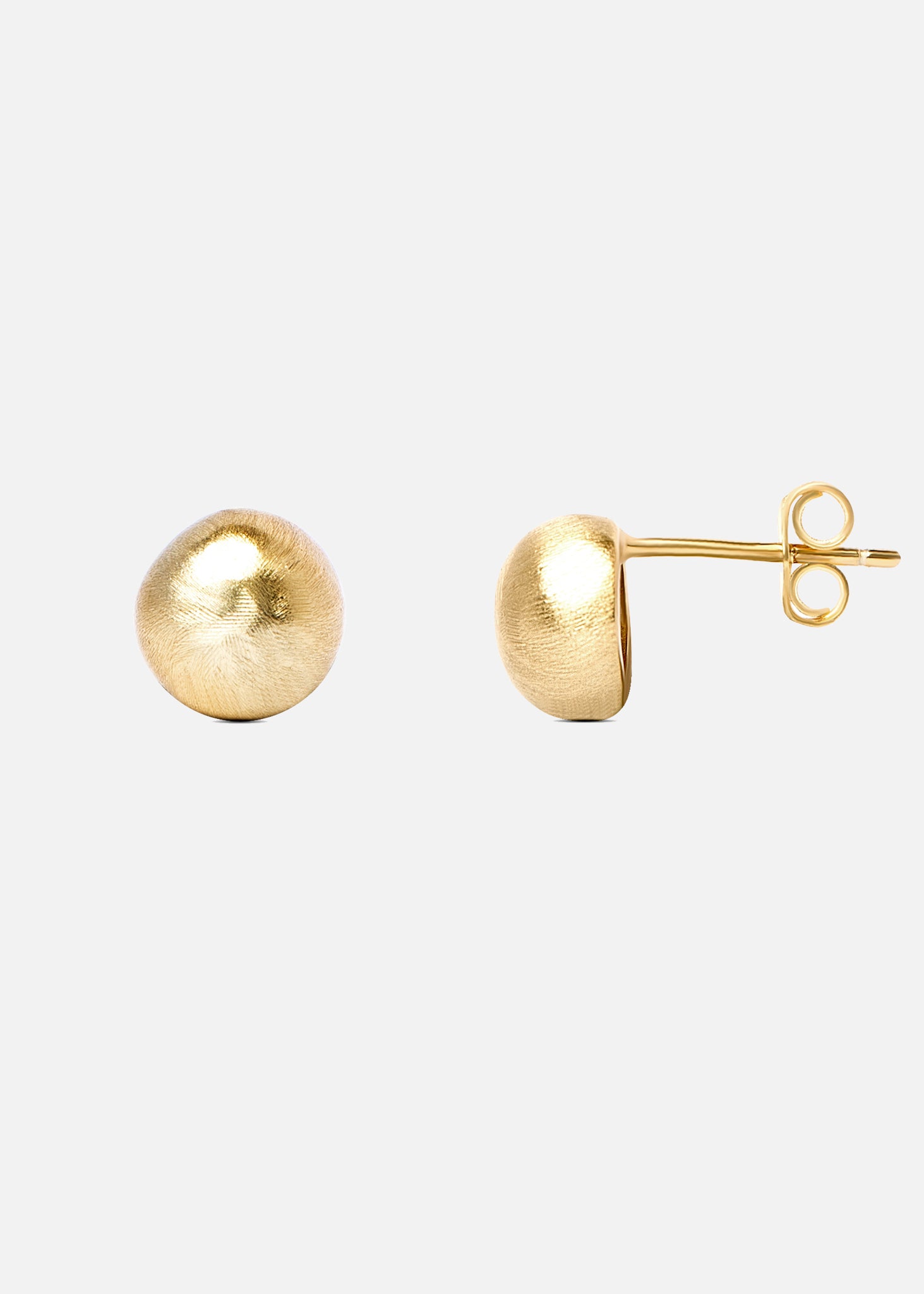 Gold rounded studs