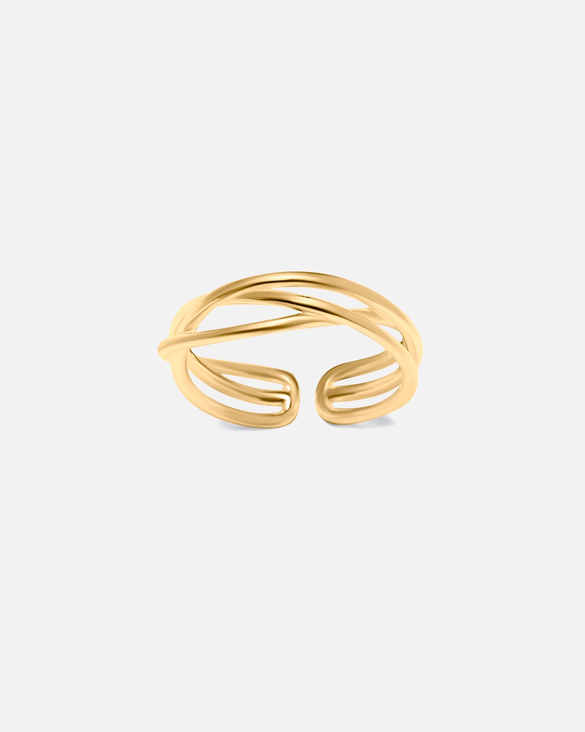Gold link ring