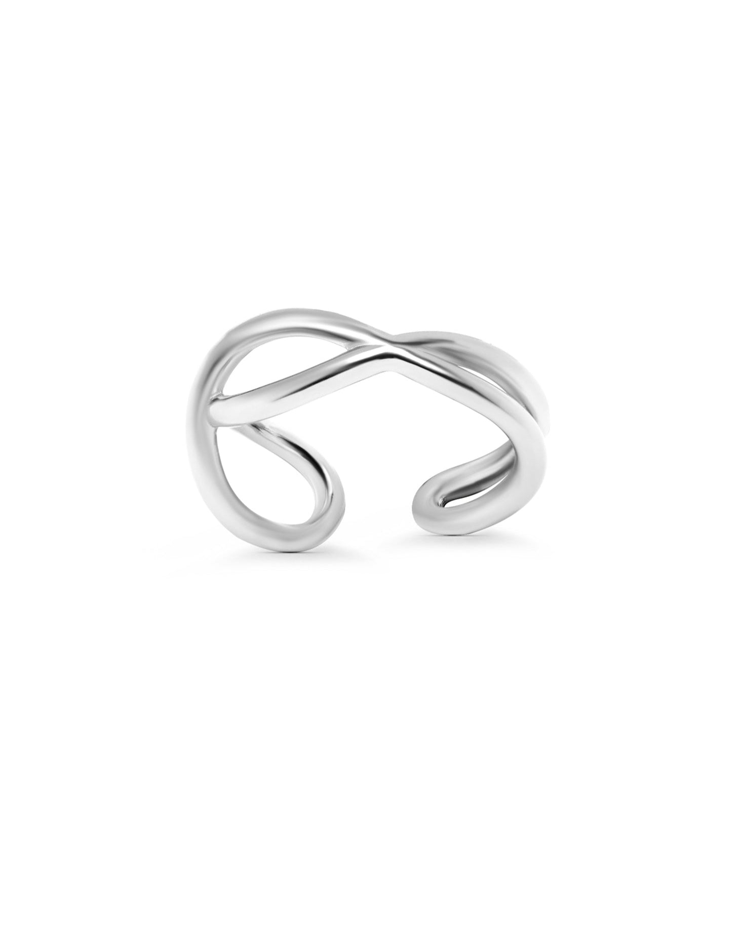Silver eternity ring