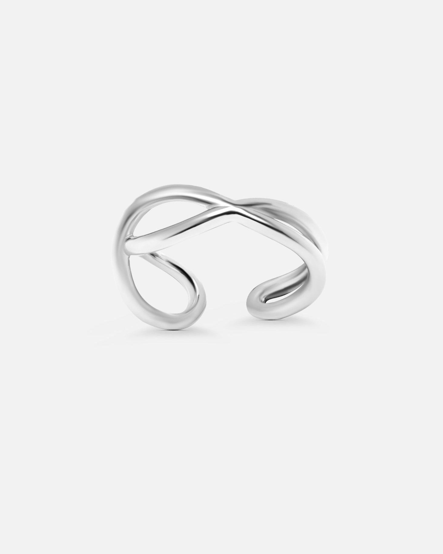 Silver eternity ring