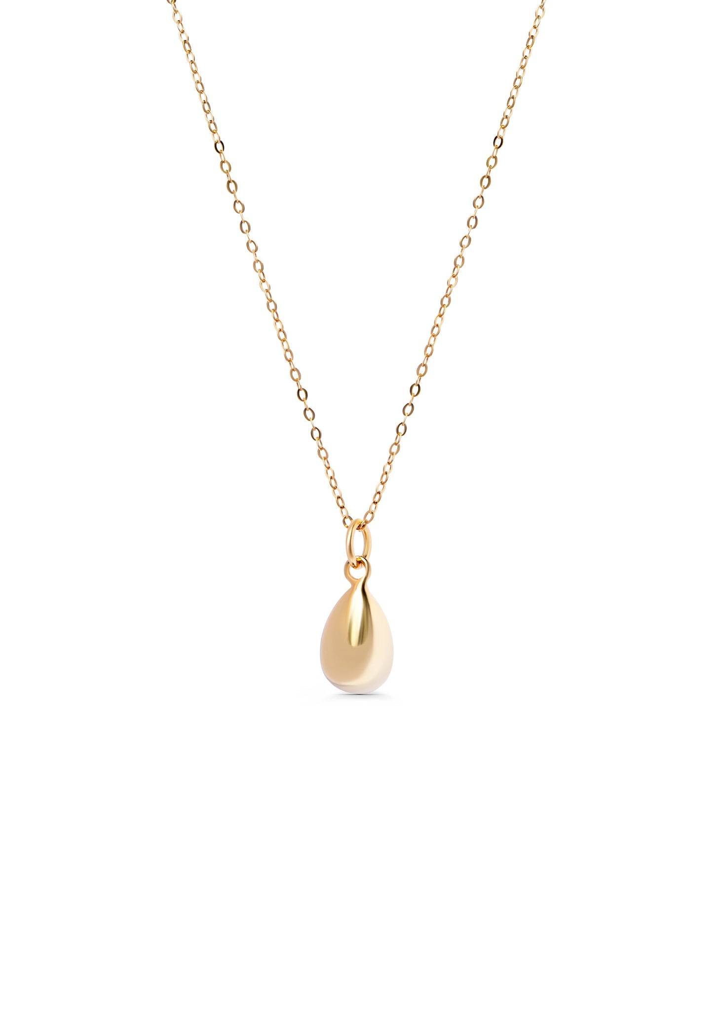 Gold drop necklace