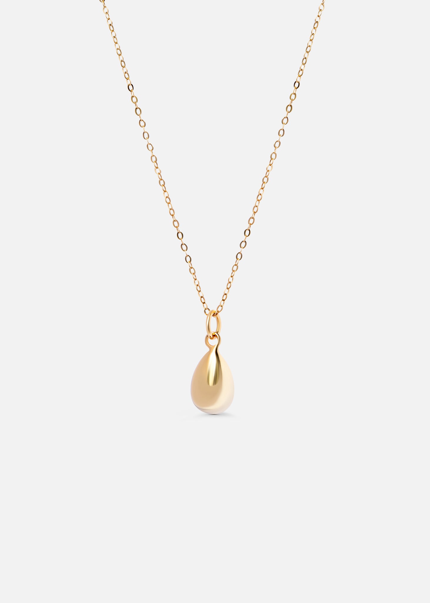 Gold drop necklace