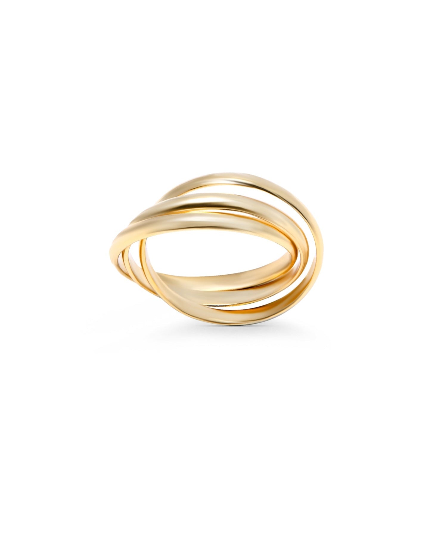 Gold love ring