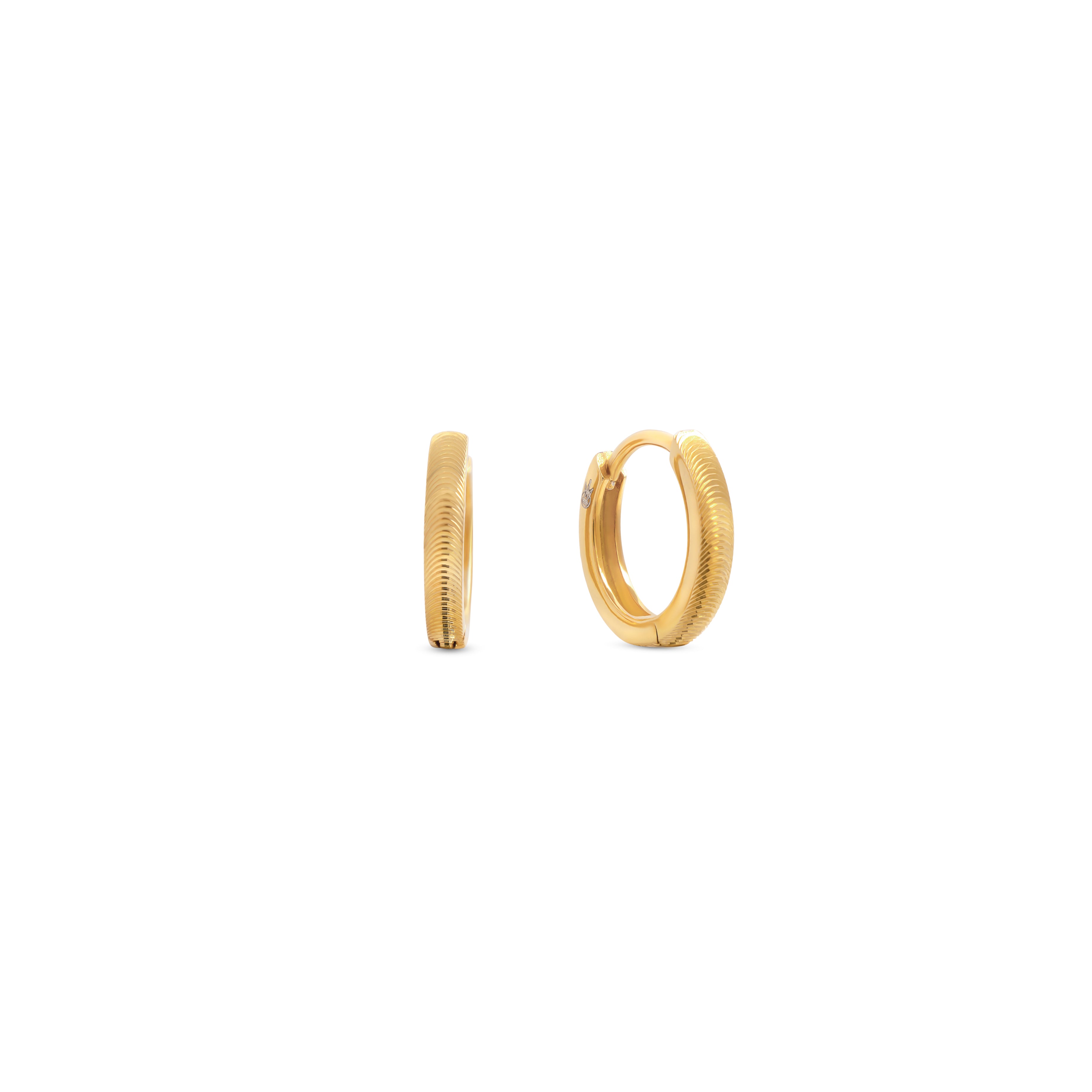 Serpent Gold Earrings