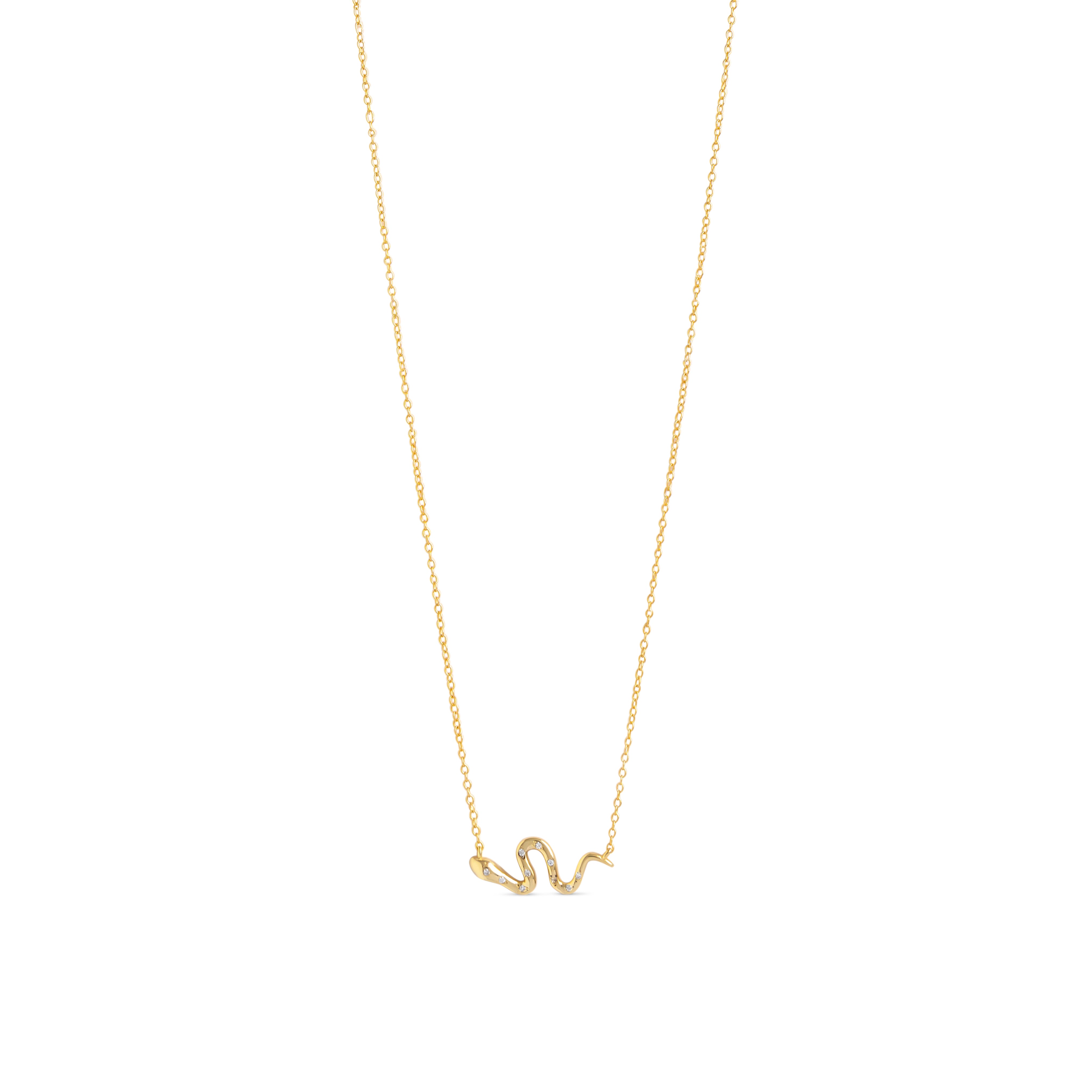 Serpent Gold Necklace