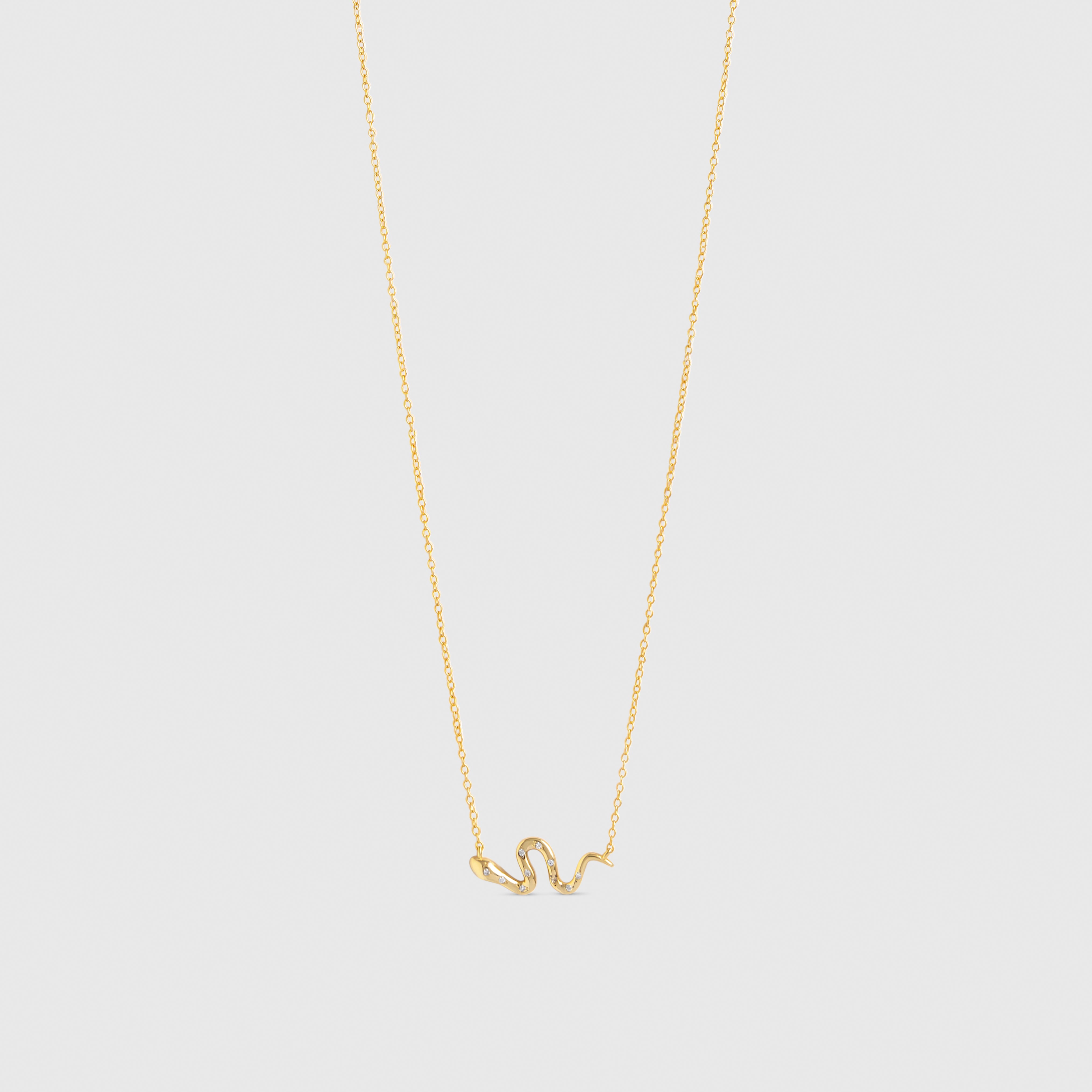 Serpent Gold Necklace