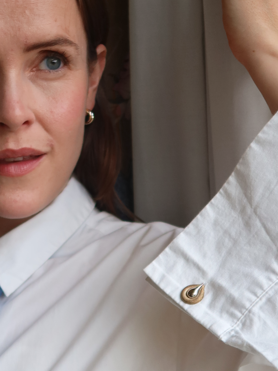 Vintage mansjetter gult gull