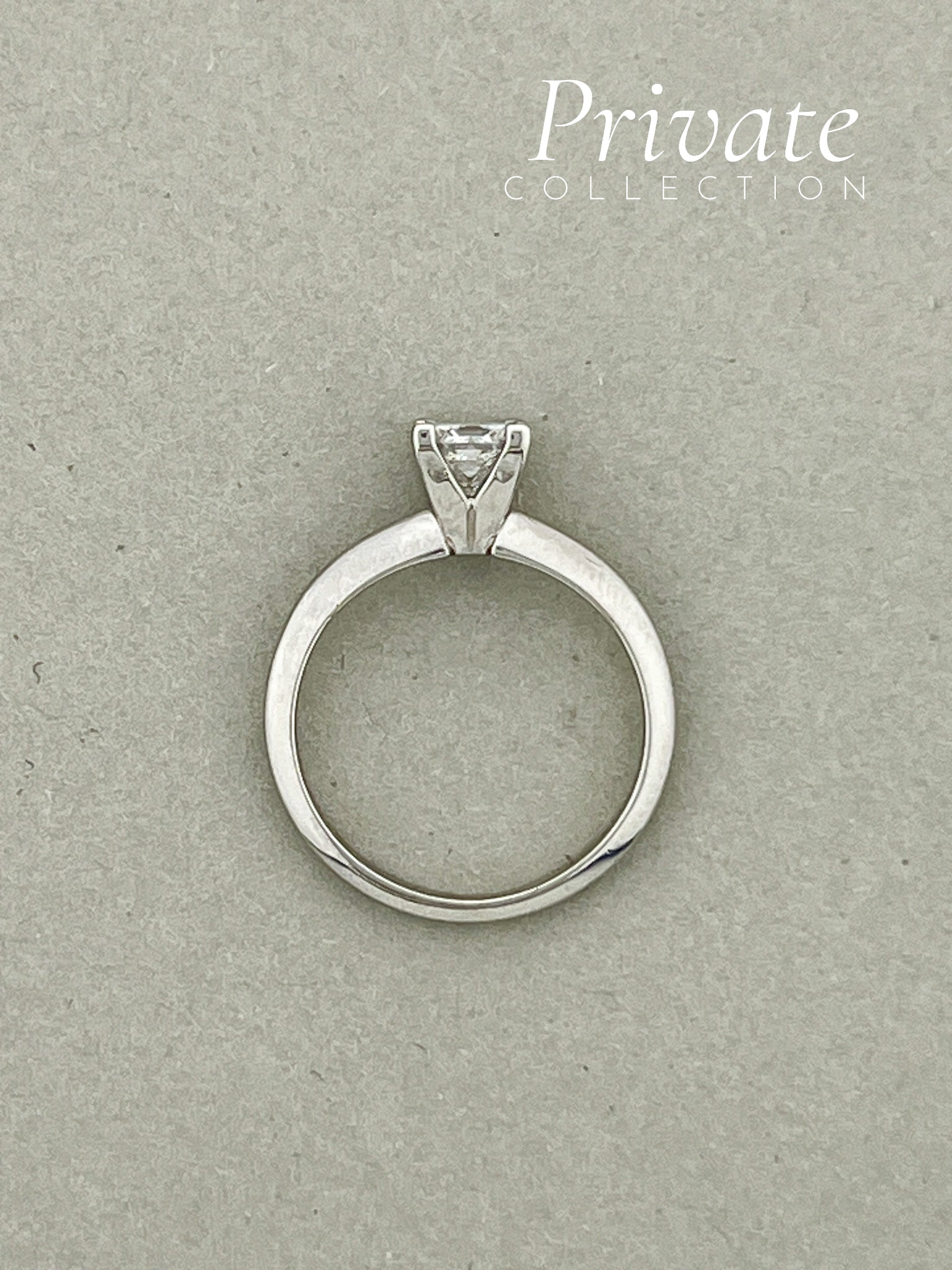 PC Enstens diamantring platina str 53