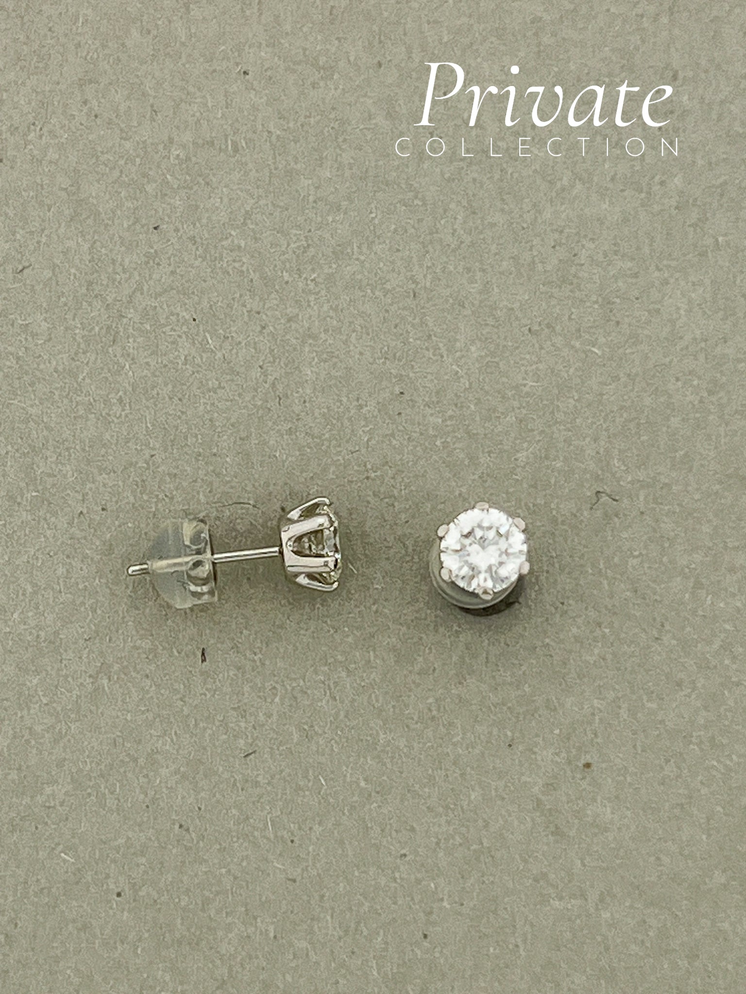 PC Enstens diamantørepynt platina