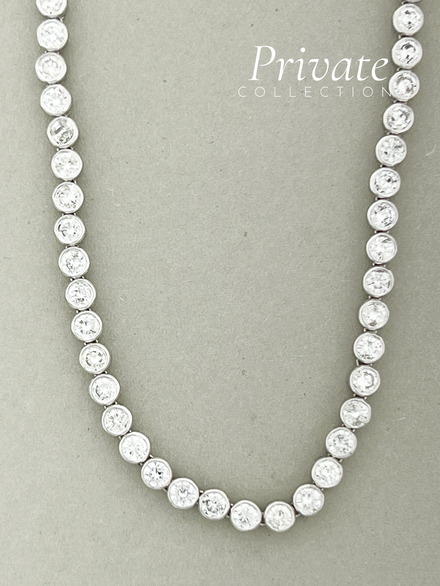 PC Tenniskjede platina 40cm