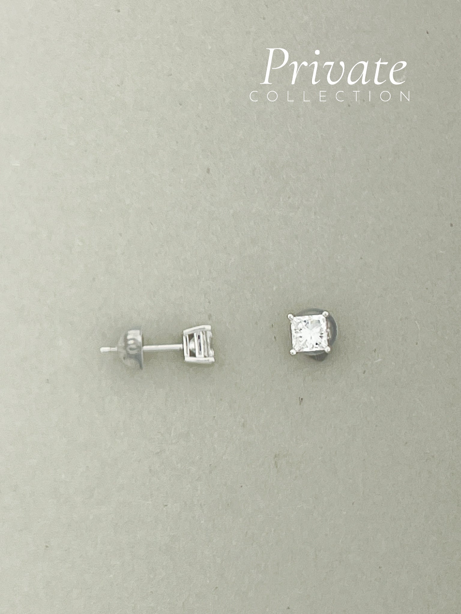 PC Enstens diamantørepynt platina