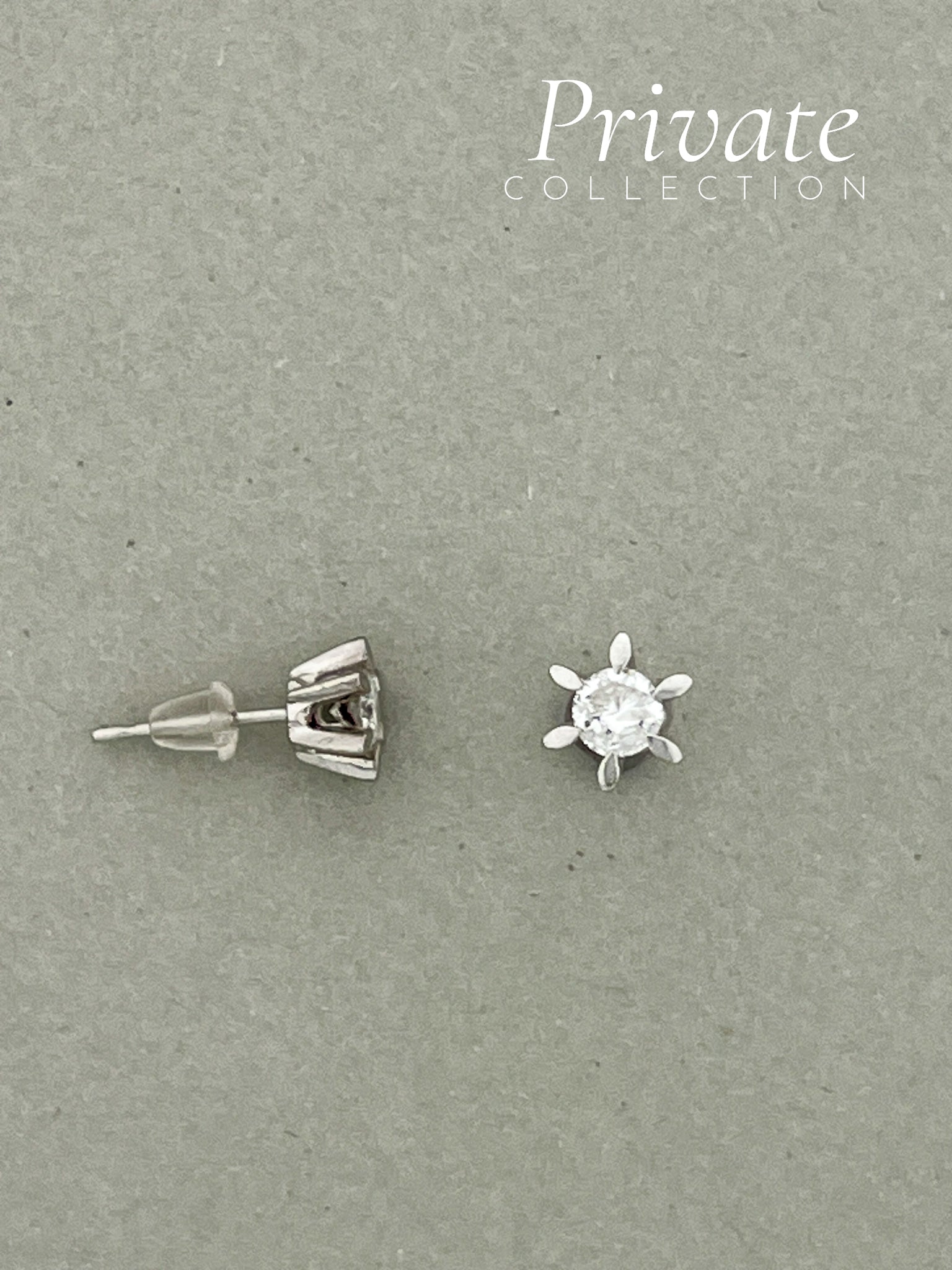 PC Enstens diamantørepynt platina