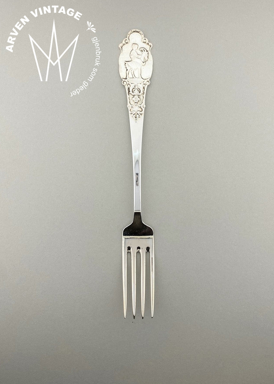 Vintage Nils and Blåmann children's fork