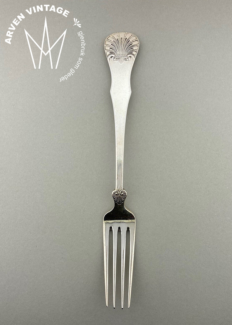 Vintage Dronning liten spisegaffel