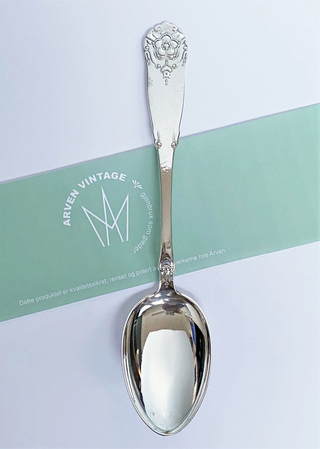Vintage Hardanger stor spiseskje