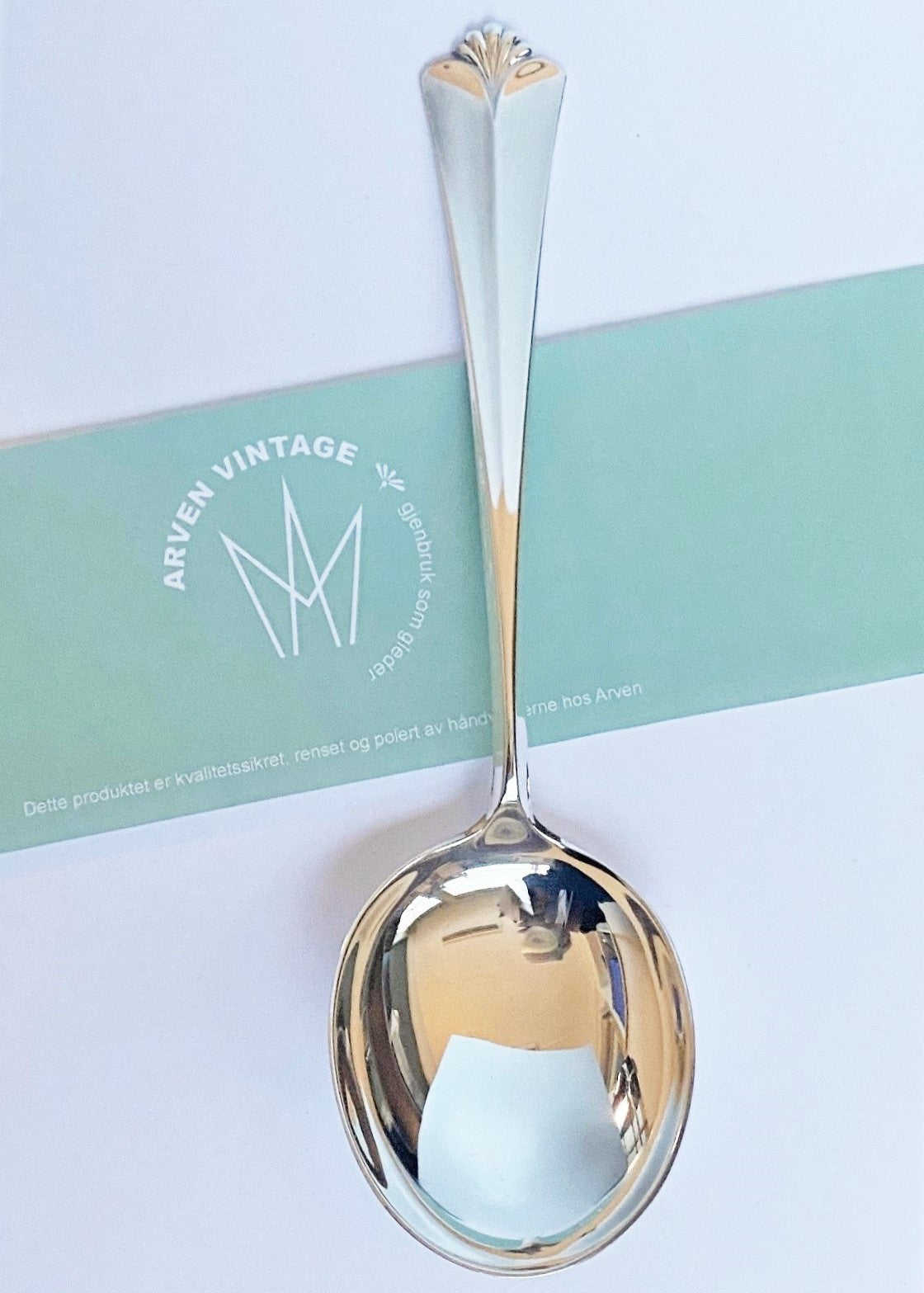 Vintage Rådhus med vifte potetskje / serveringsskje