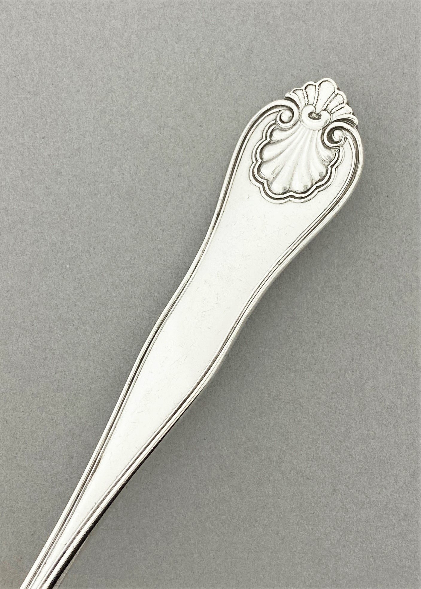 Vintage New shell serving spoon