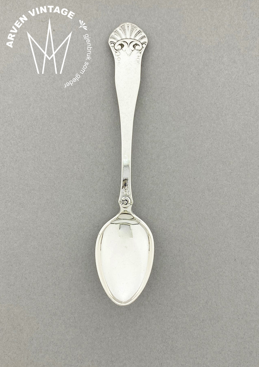 Vintage Crown style coffee spoon