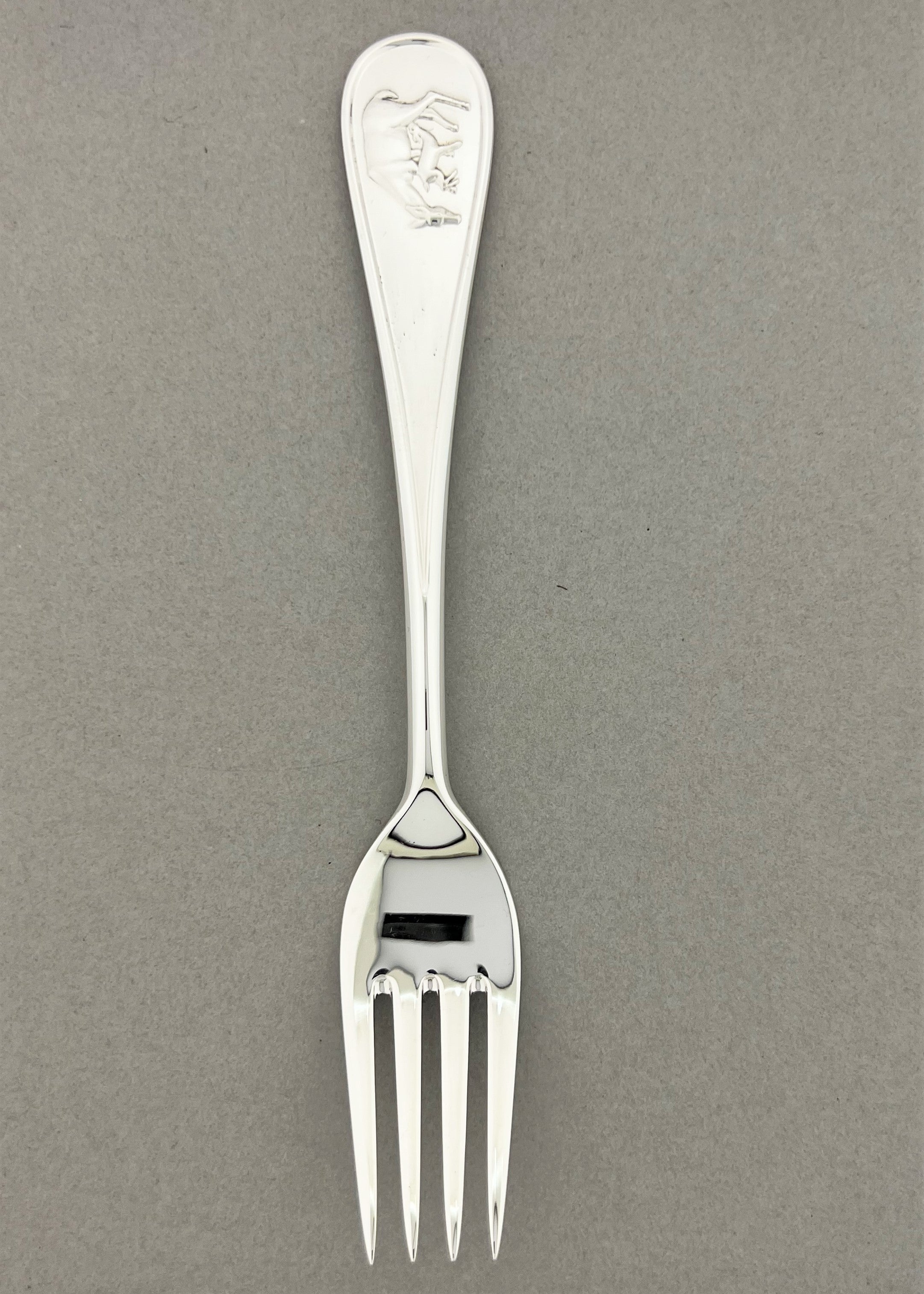 Vintage Dådyr m/ kalv barnegaffel