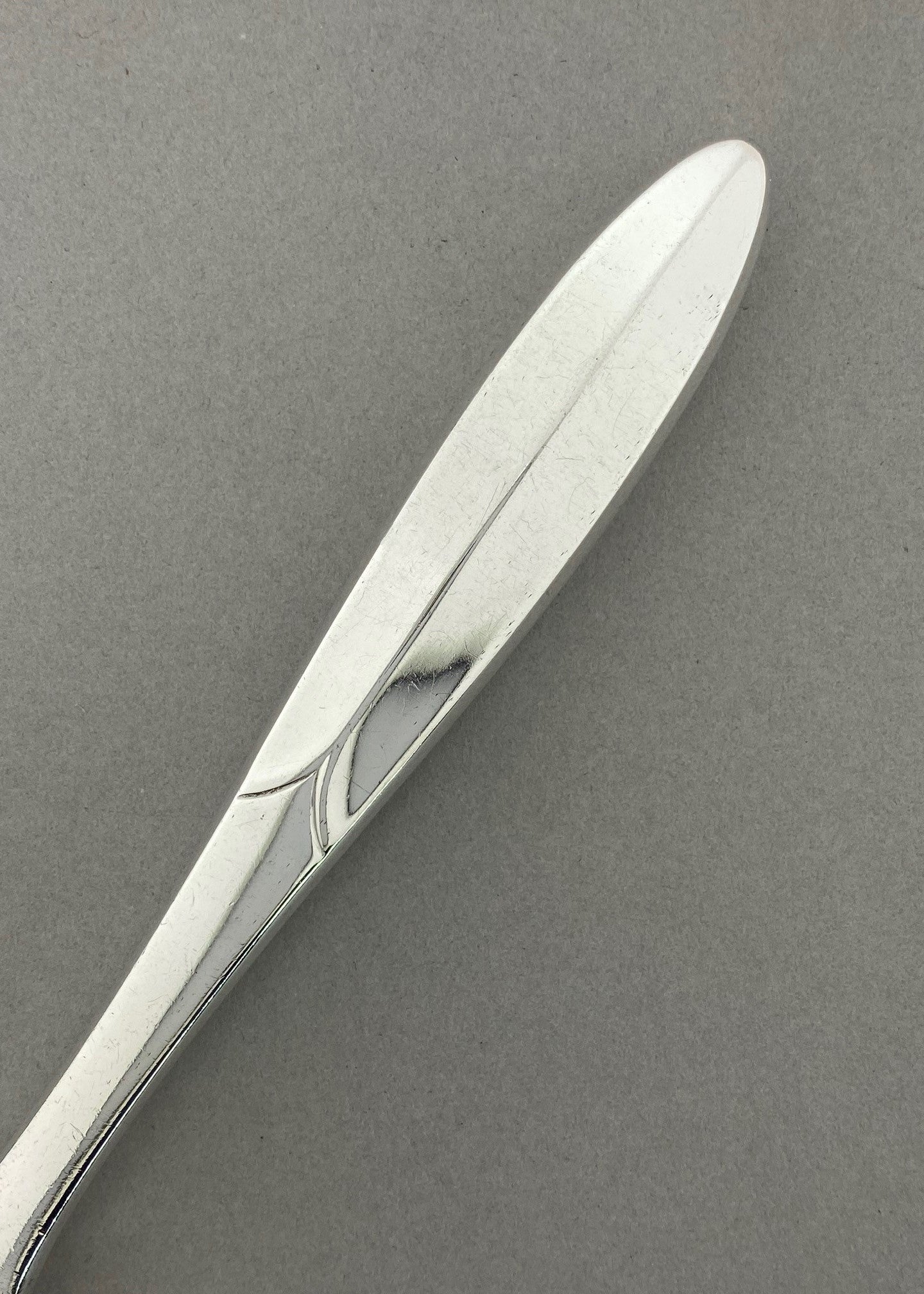 Vintage Sylvia stor spisekniv med langt skaft