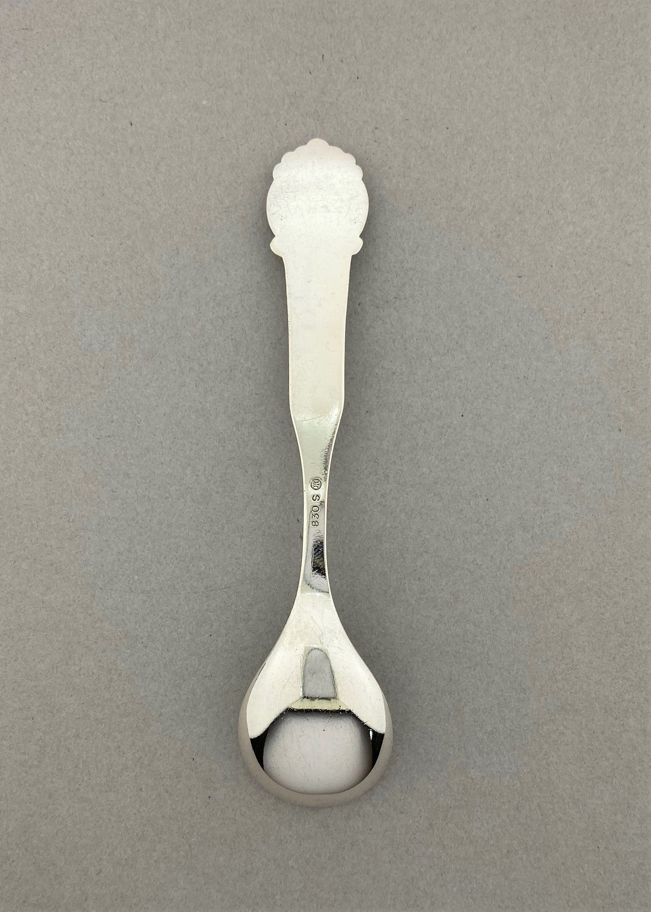 Vintage Teddy bear old baby spoon