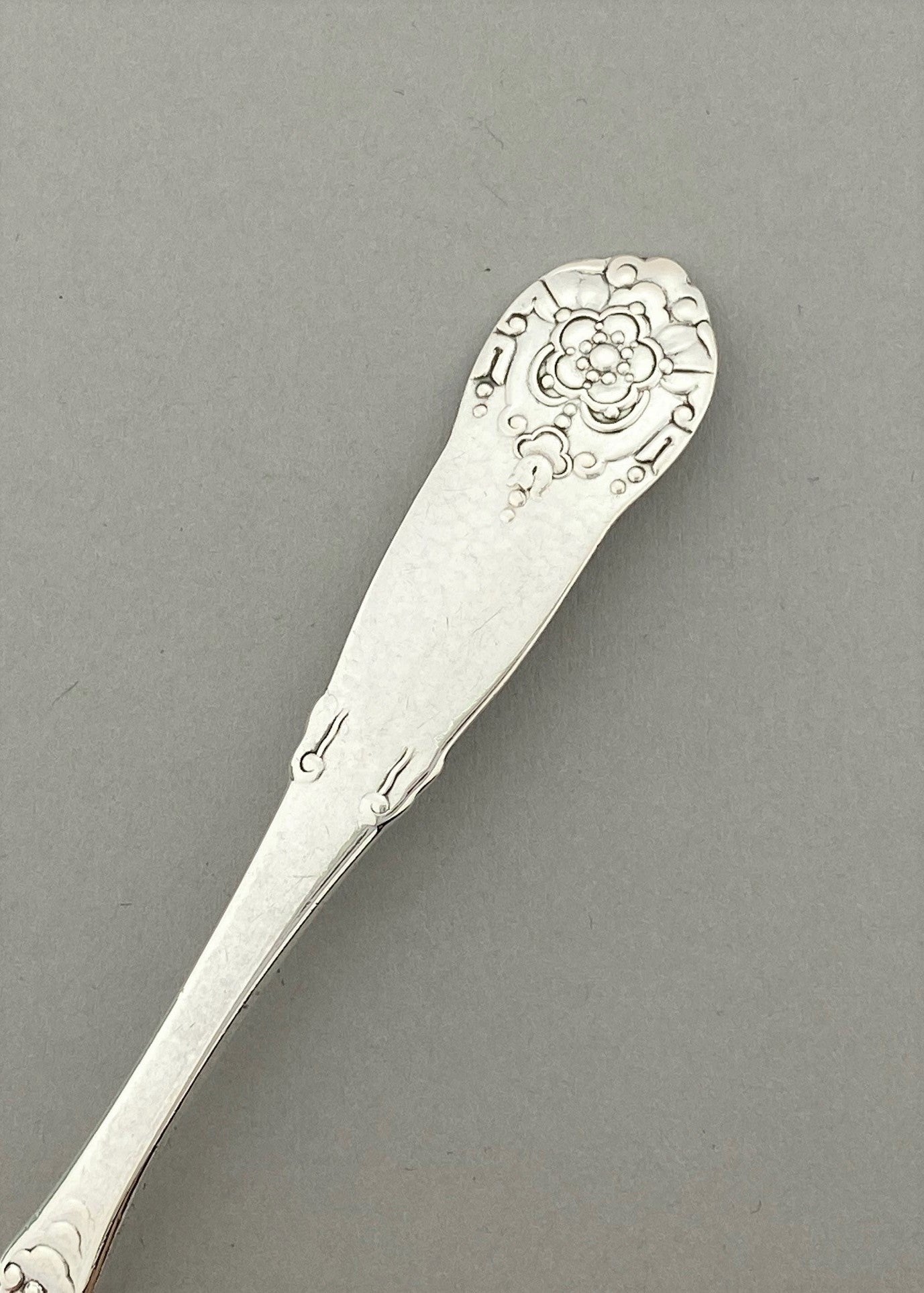 Vintage Hardanger teskje ekstra stor