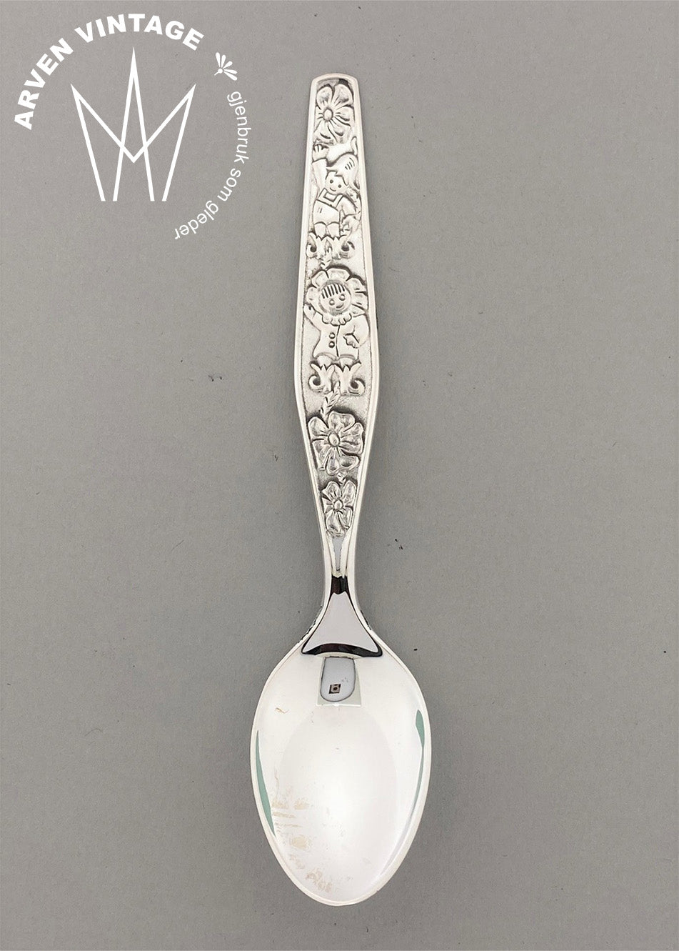 Vintage Lucky little baby spoon